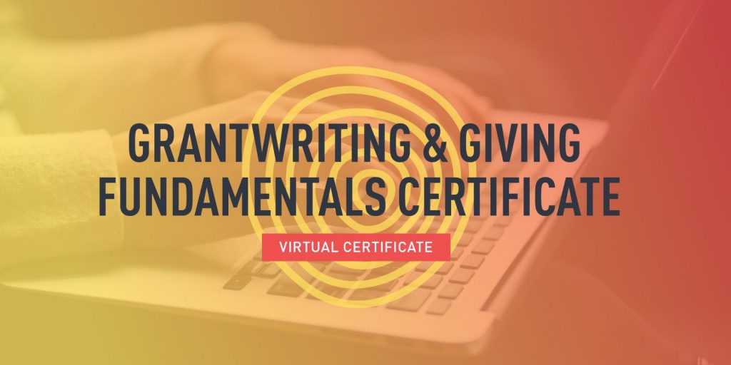 GrantwritingGivingFundamentalsCertificate–VirutalCertificatev2 Eventbrite Seminar Events