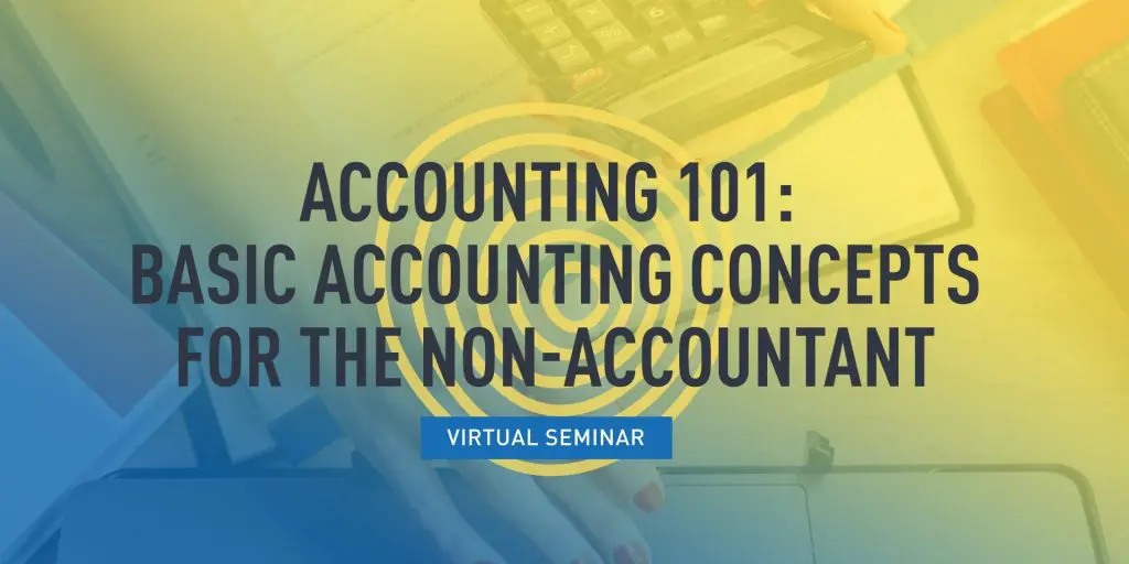 Accounting 101 – Virutal Seminar Eventbrite Seminar Eventos