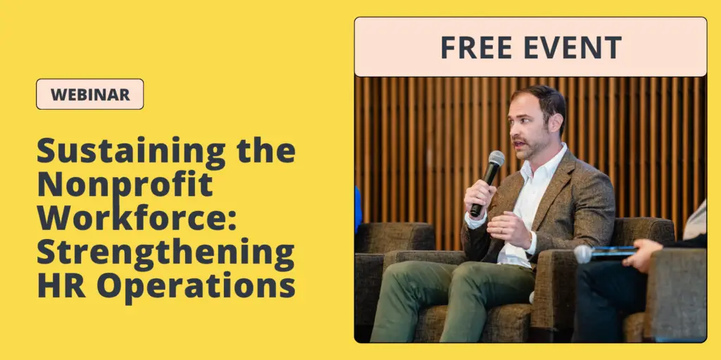 Sustaining the Nonprofit Workforce_May 27