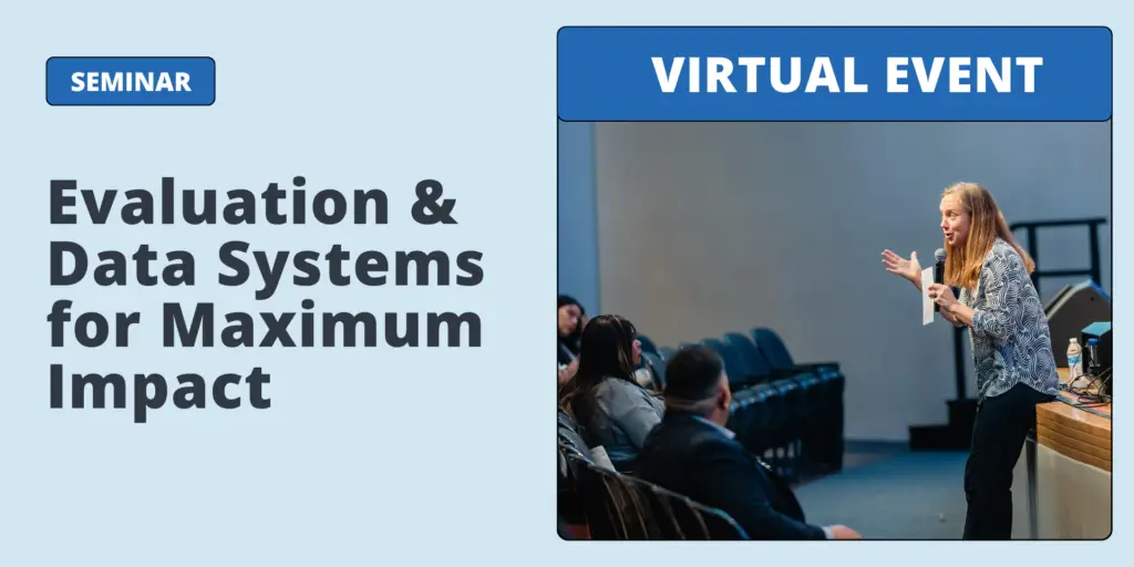 Events 6 Evaluation & Data Systems